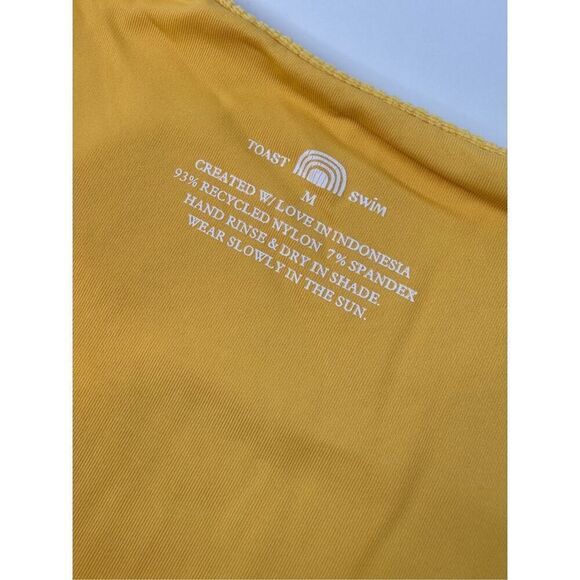 Free People x Toast Swim Sunset Signature Surf Suit Ribbed Swimsuit M - Picture 9 of 10